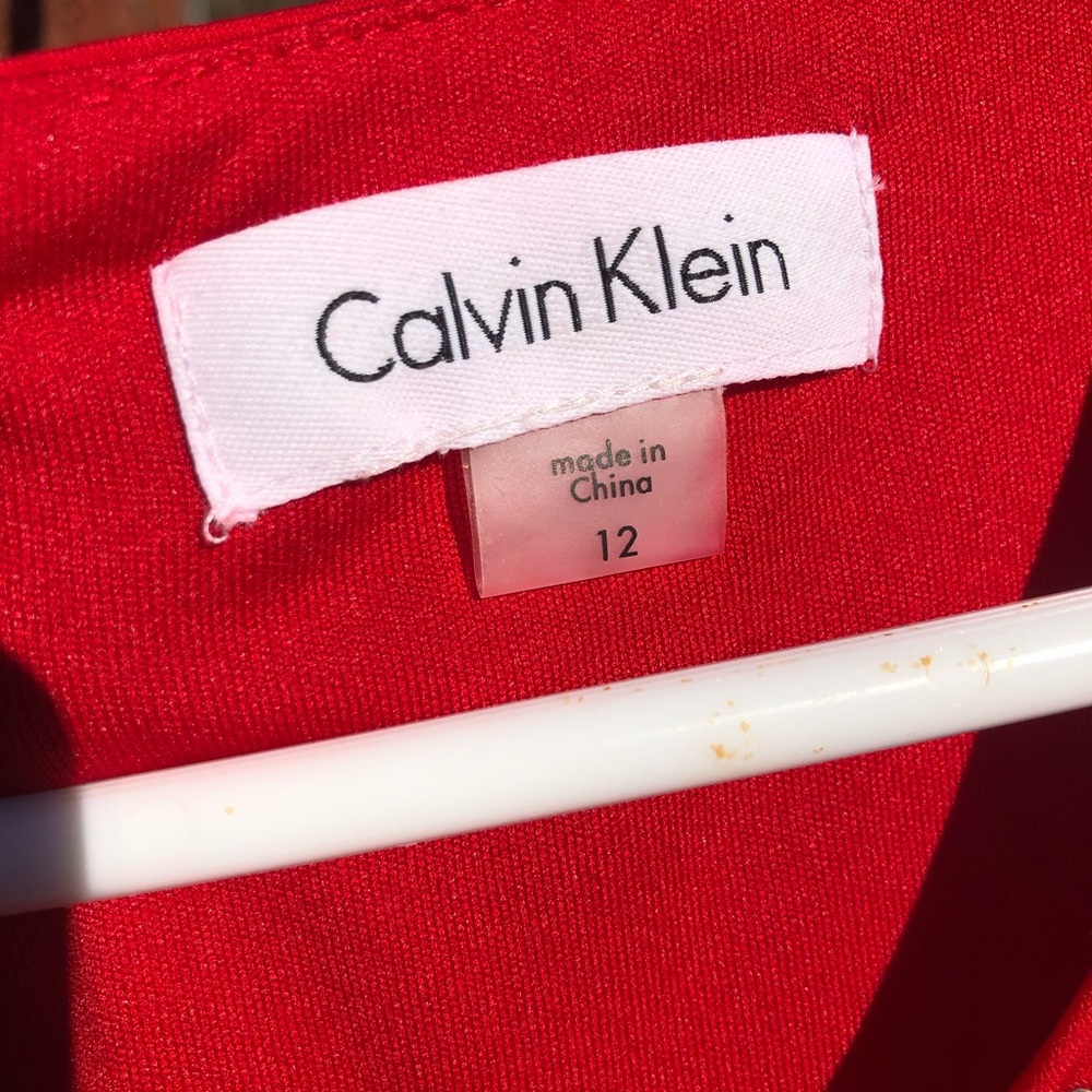 Calvin Klein red dress - Picture 5 of 10